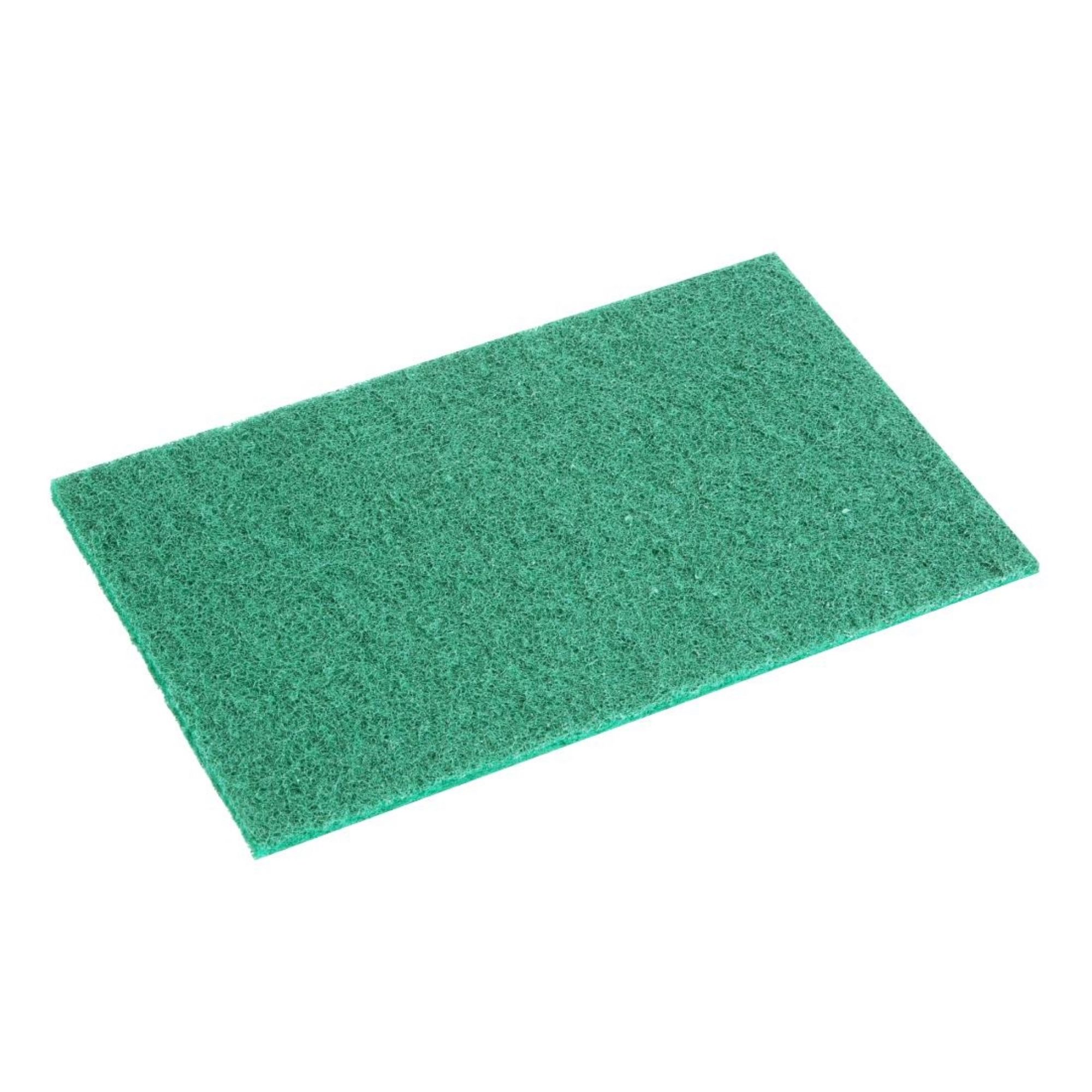 Picture of Jantex Green 100% Recycled Scouring Pads 9x6" (10 pack) - HW010