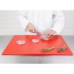 Picture of Hygiplas High Density Red Chopping Board Large 600x450x12mm - J011