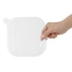 Picture of Fiesta Recyclable PET lid for Square Container Bases (300 Pack) - HW019