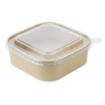 Picture of Fiesta Recyclable PET lid for Square Container Bases (300 Pack) - HW019