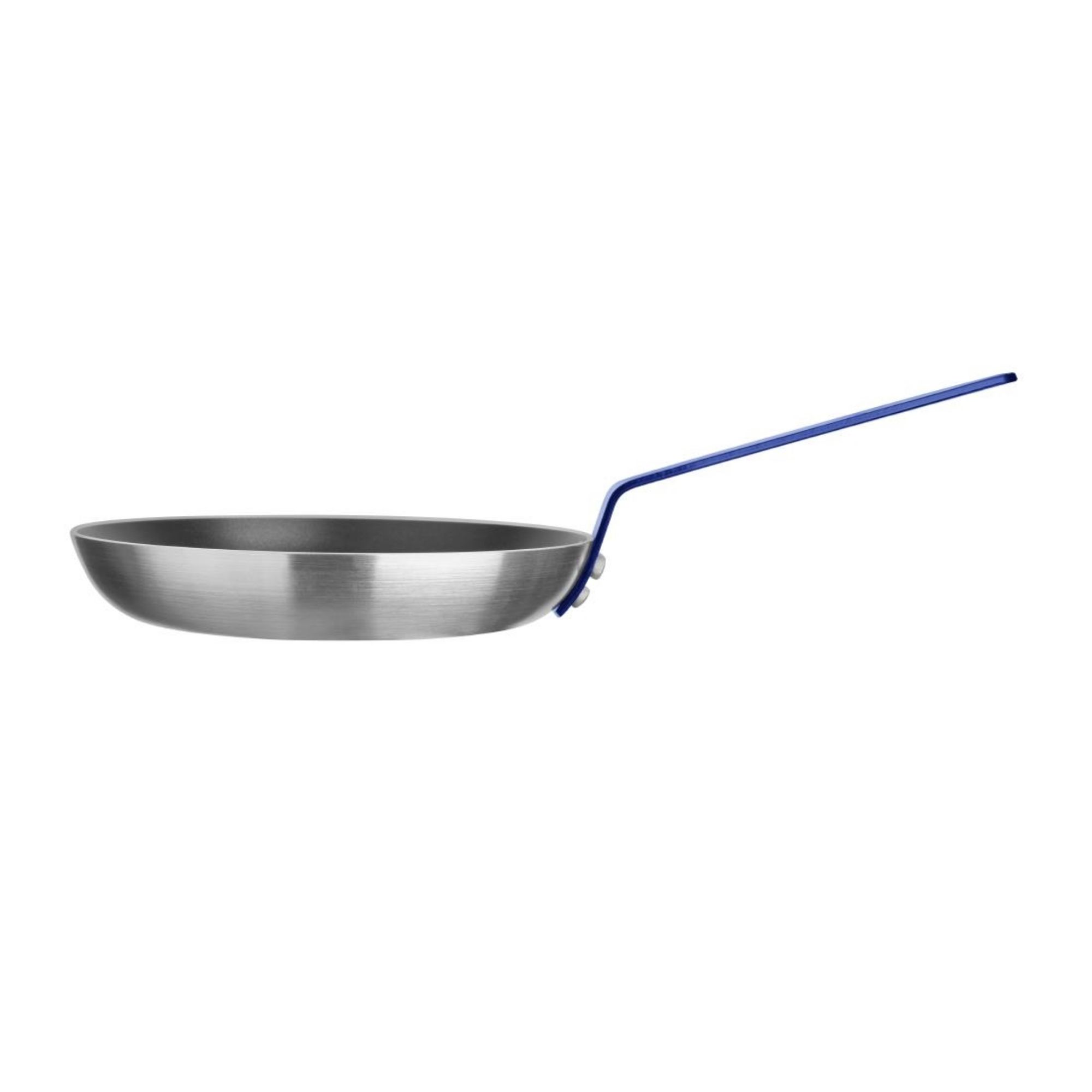 Picture of Hygiplas Aluminium Non-stick Teflon Platinum Plus Frying Pan with Blue Handle 24cm