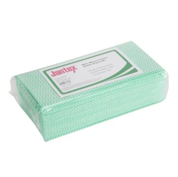 Picture of Jantex Non-Woven Cloths Green (50 Pack)