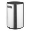 Picture of Jantex Pedal Bin Brushed Steel 6Ltr - HT479