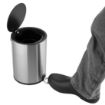 Picture of Jantex Pedal Bin Brushed Steel 6Ltr - HT479