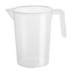 Picture of Nisbets Essentials Polypropylene Measuring Jug 1Ltr - HB203