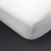 Picture of Mitre Comfort Percale Fitted Sheet White King Size - GT801