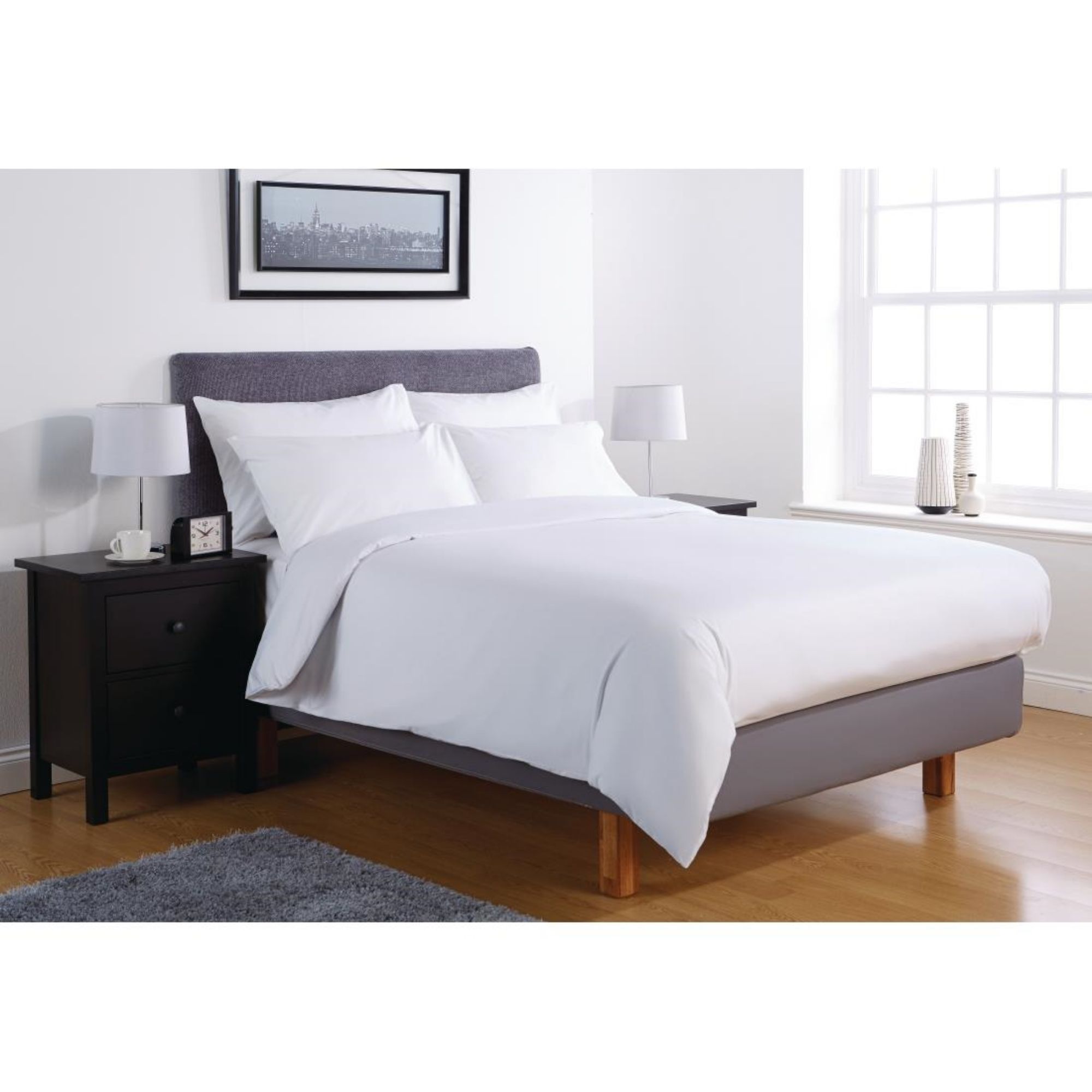 Picture of Mitre Comfort Percale Flat Sheet White King Size