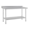 Picture of Vogue Stainless Steel Table with Upstand 1500mm - GJ508