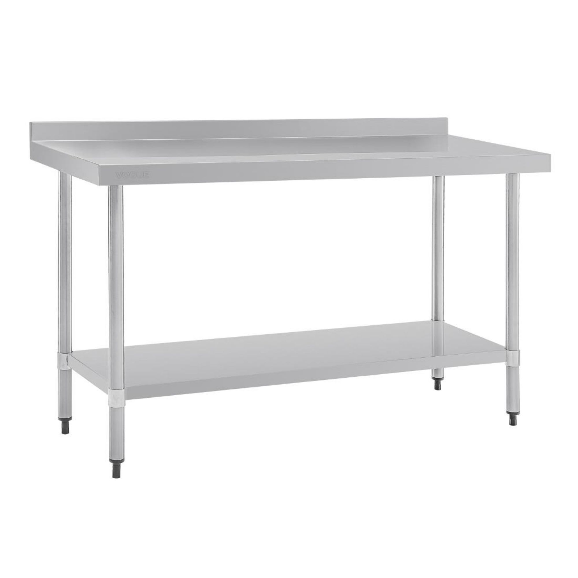 Picture of Vogue Stainless Steel Table with Upstand 1500mm