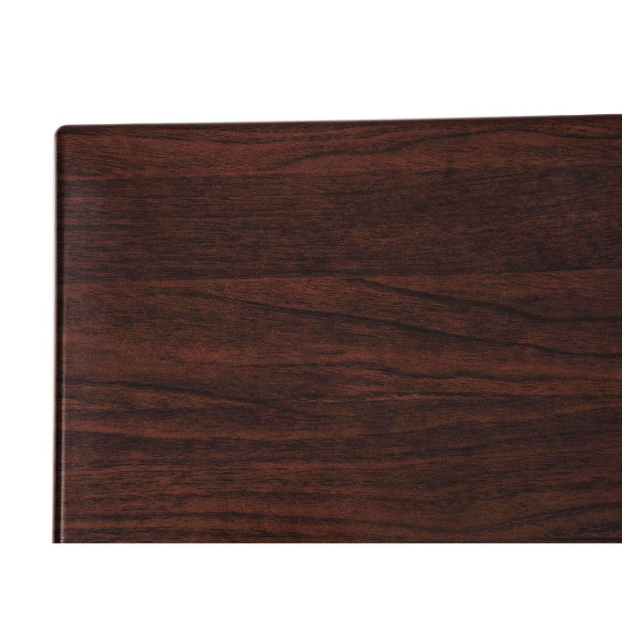 Picture of Bolero Pre-drilled Square Tabletop Dark Brown 600mm