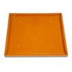 Picture of Bolero Pre-drilled Square Tabletop Dark Brown 600mm - GG635