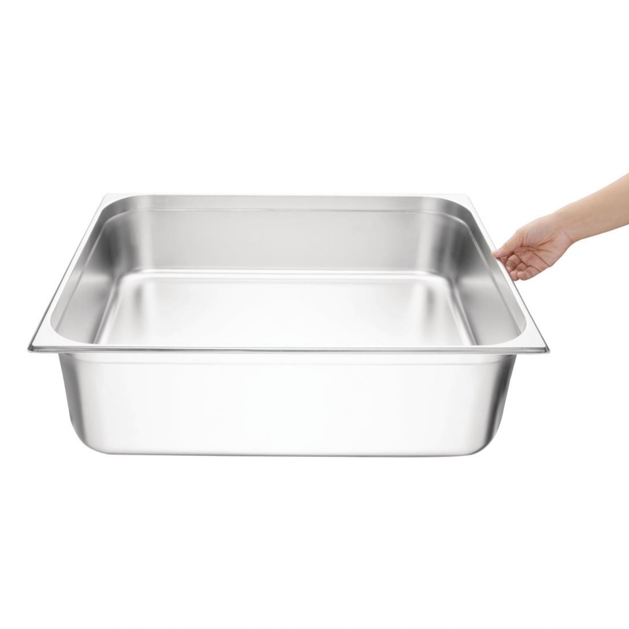 Picture of Vogue Stainless Steel 2/1 Gastronorm Tray 200mm
