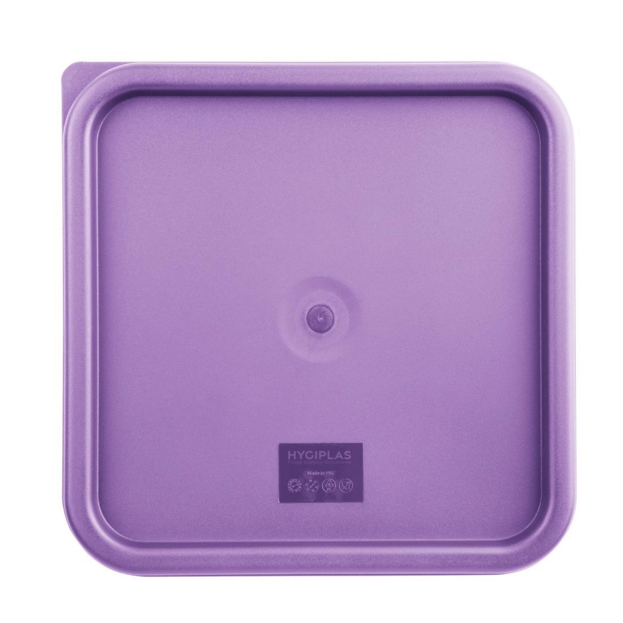 Picture of Hygiplas Square Food Storage Container Lid Purple Large - FX145