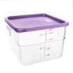 Picture of Hygiplas Square Food Storage Container Lid Purple Large - FX145