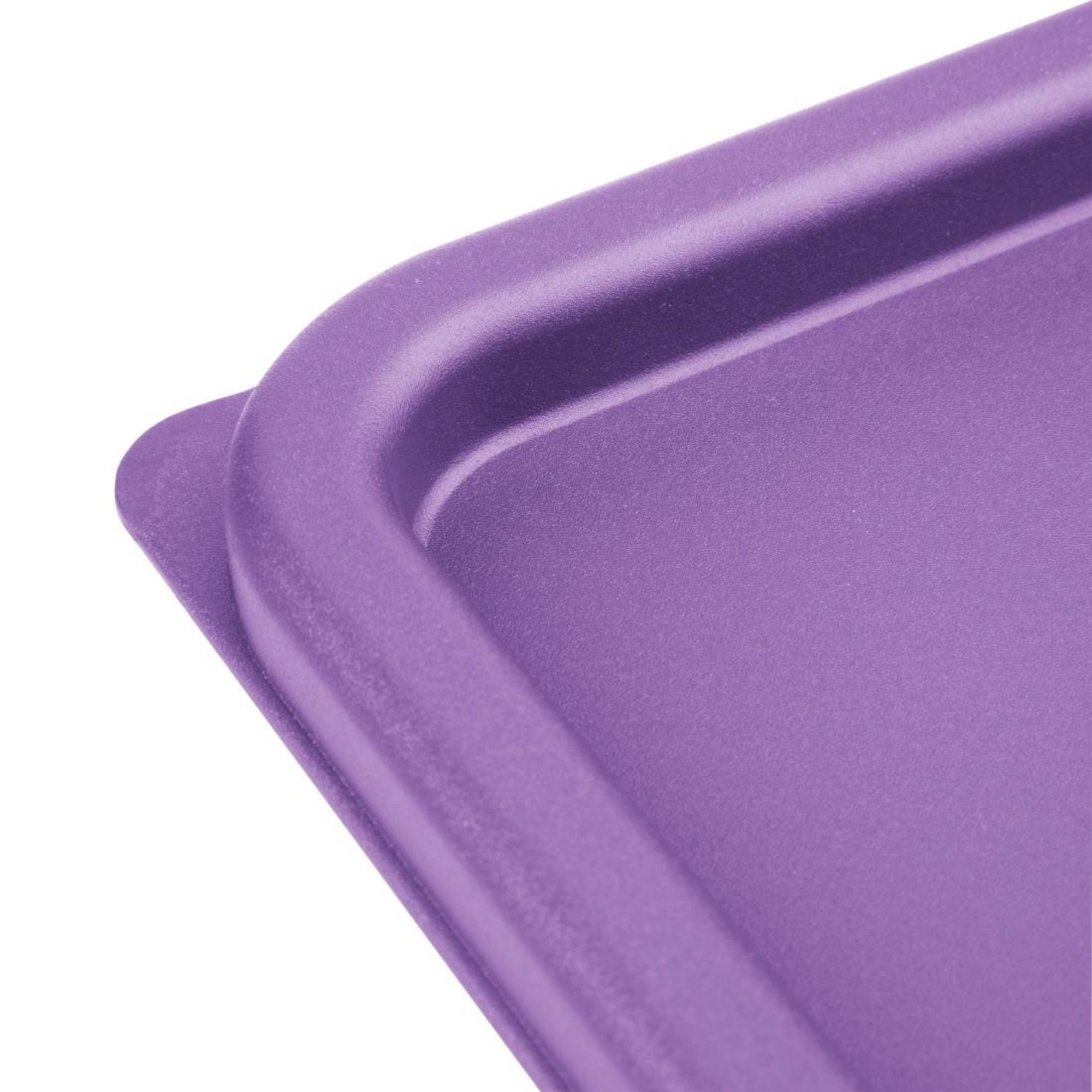 Picture of Hygiplas Square Food Storage Container Lid Purple Large