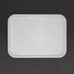 Picture of Olympia Kristallon Polypropylene Fast Food Tray White Medium 415mm - GF996