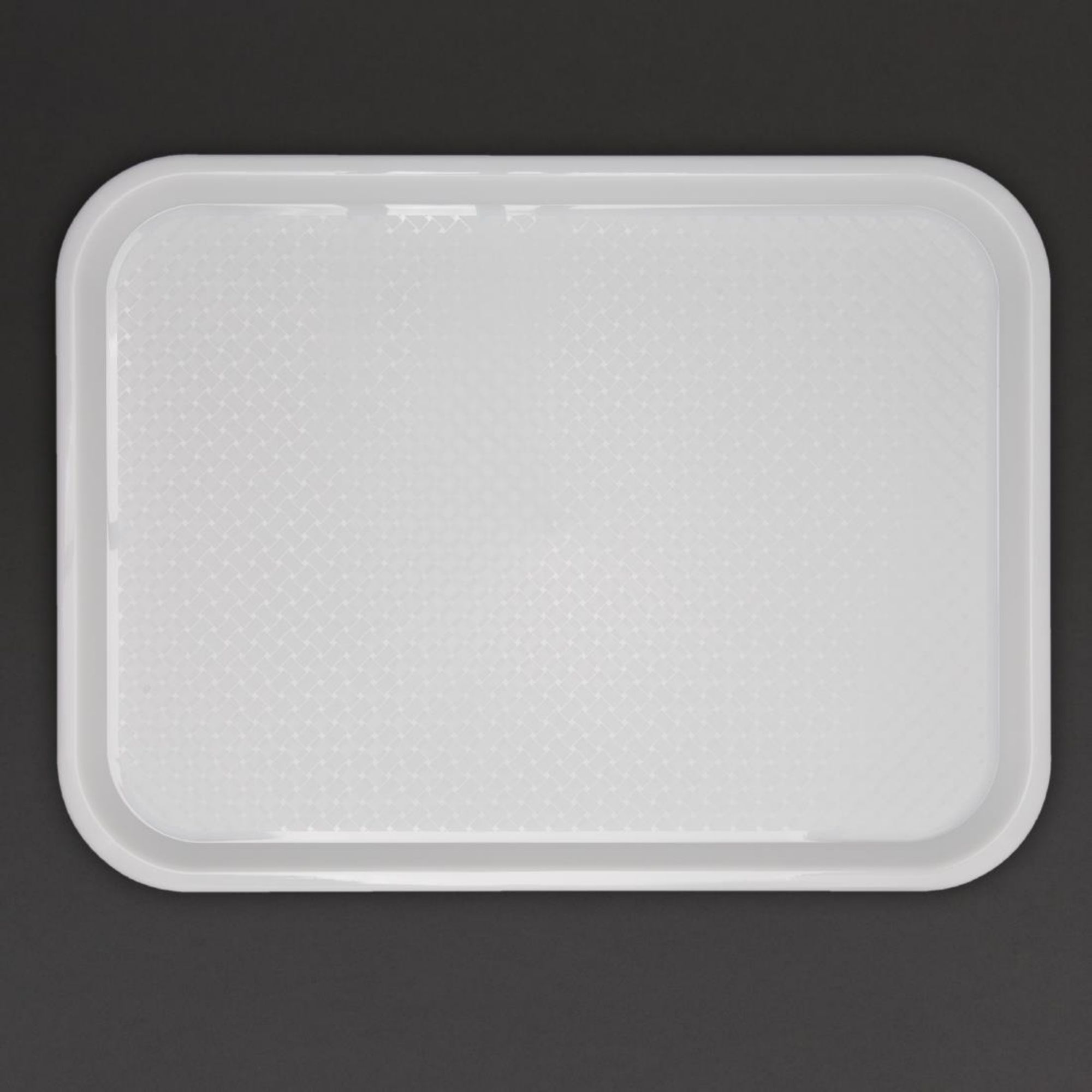 Picture of Olympia Kristallon Polypropylene Fast Food Tray White Small 345mm