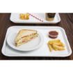 Picture of Olympia Kristallon Polypropylene Fast Food Tray White Small 345mm - GF995