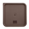 Picture of Hygiplas Square Food Storage Container Lid Brown Large - FX142
