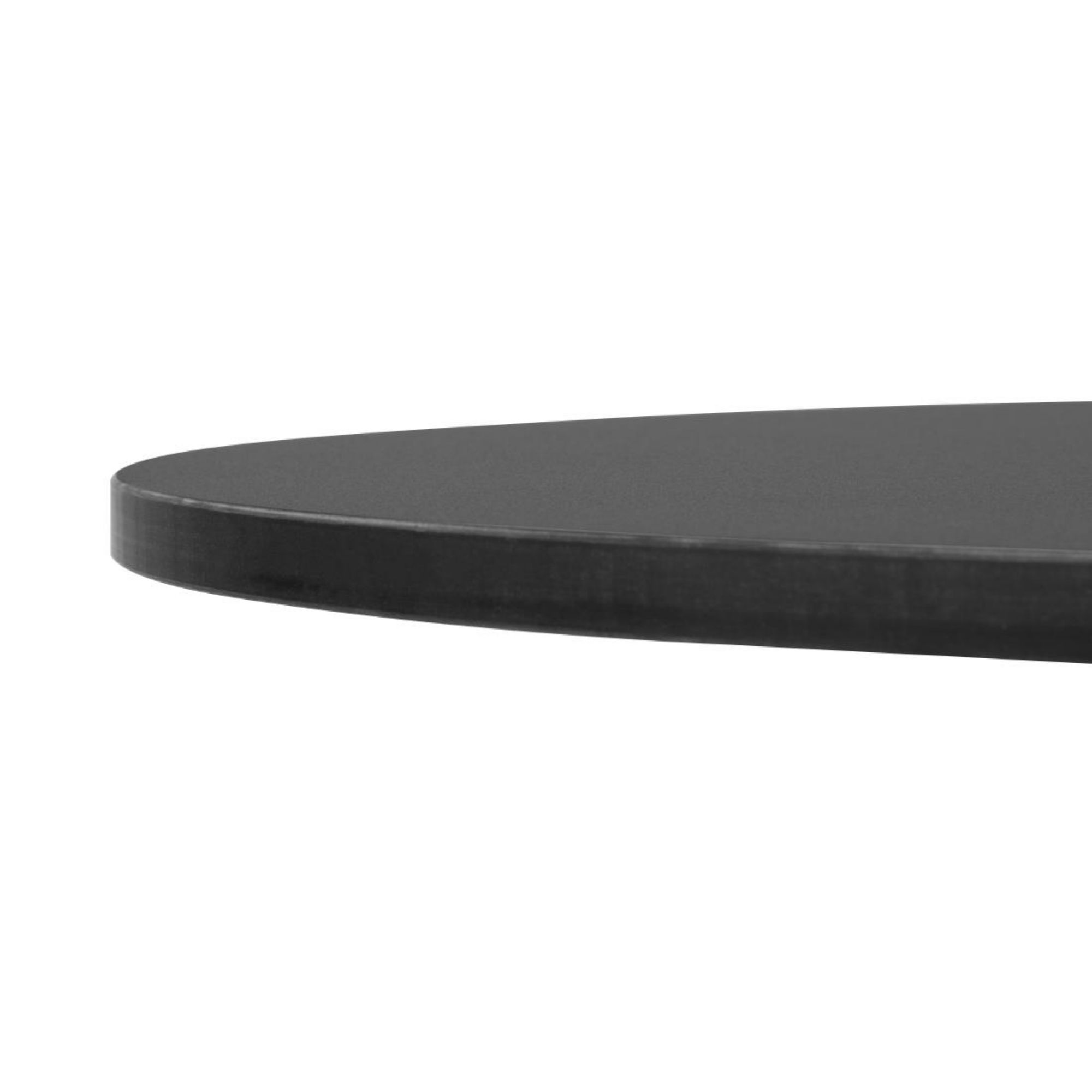 Picture of Bolero Matte Black Round Outdoor Table Top 600mm