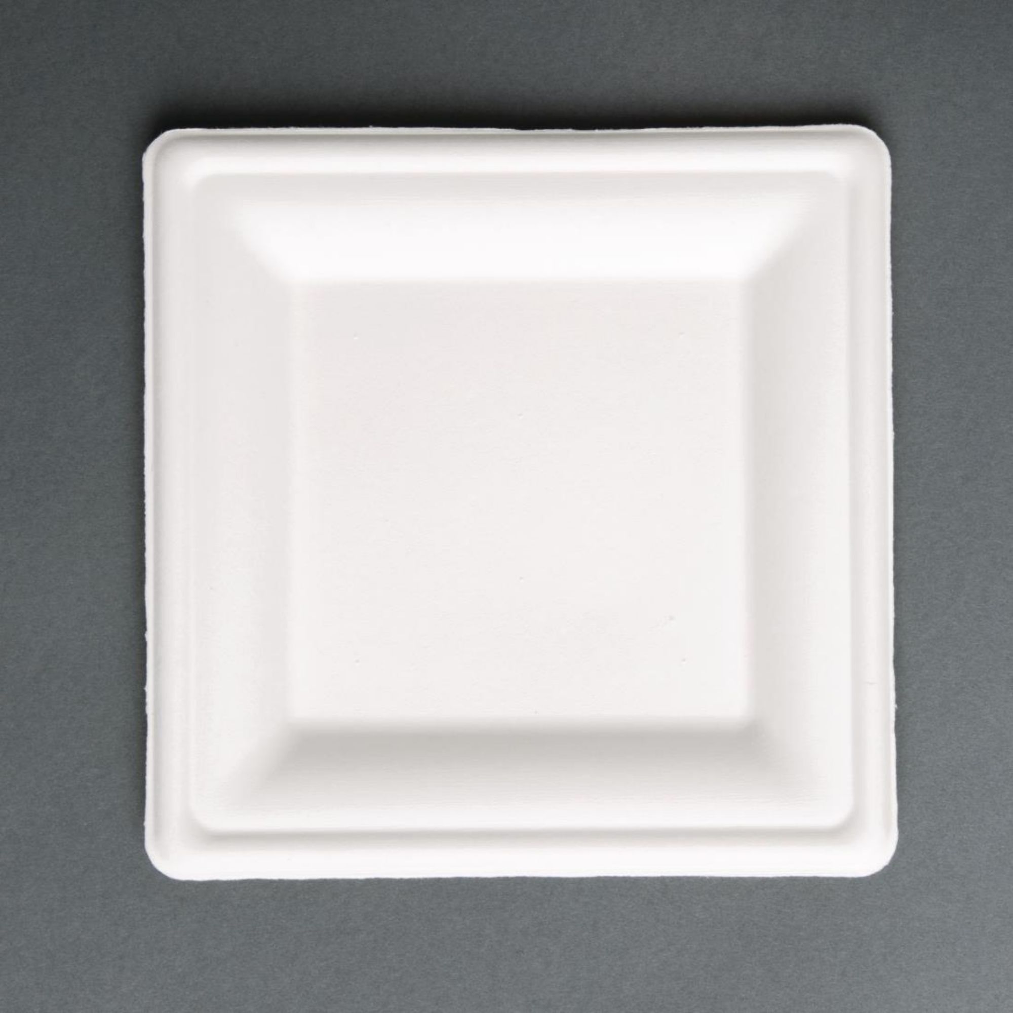 Picture of Fiesta Compostable Bagasse Square Plates 204mm (50 Pack) - FC519