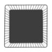 Picture of Olympia Wire Food Display Tray Square Black 280x280x100mm - DP673