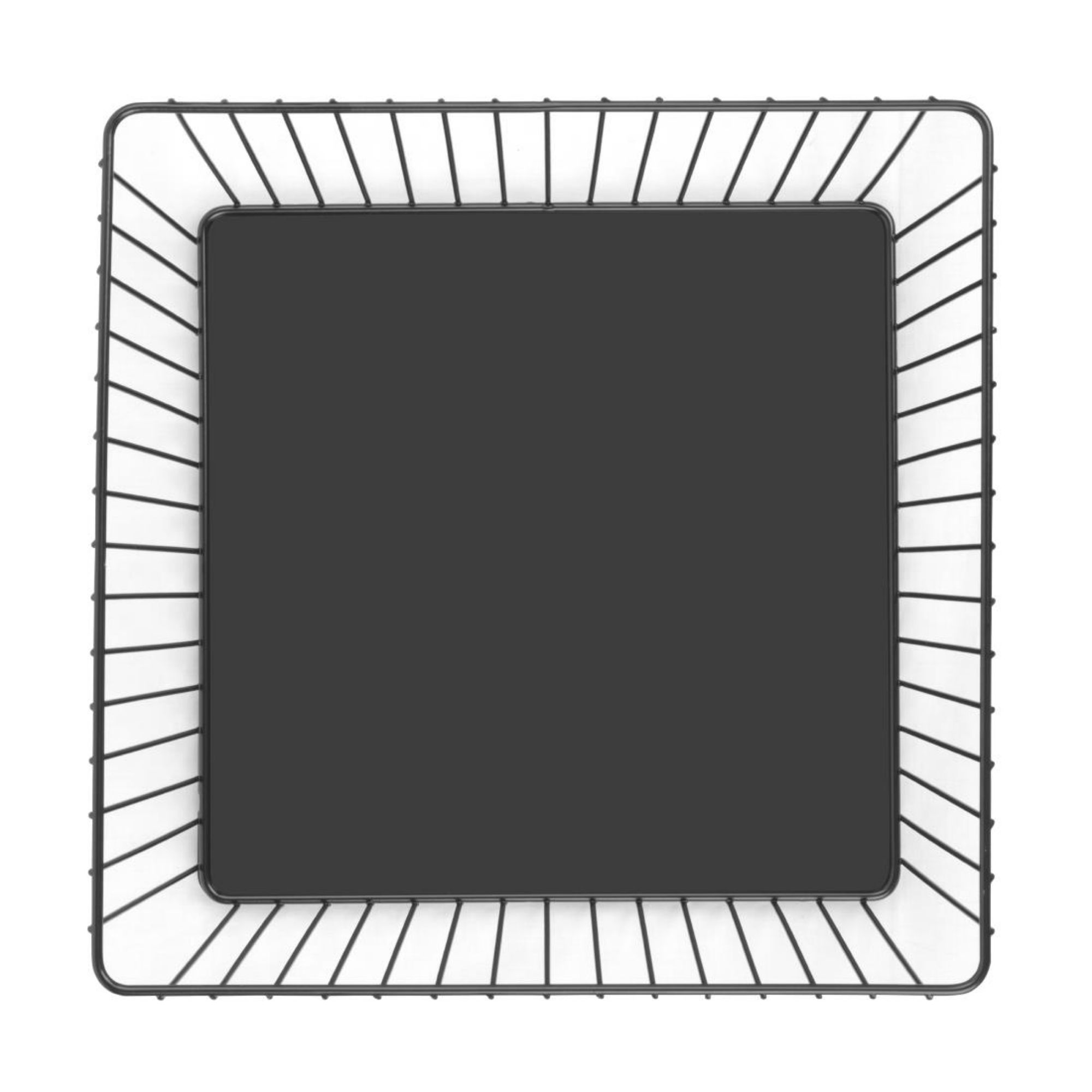 Picture of Olympia Wire Food Display Tray Square Black 280x280x100mm