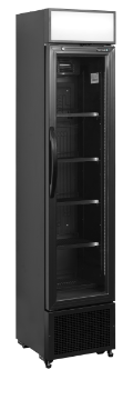 Picture of Tefcold FSC175H Black Glass Door Merchandiser