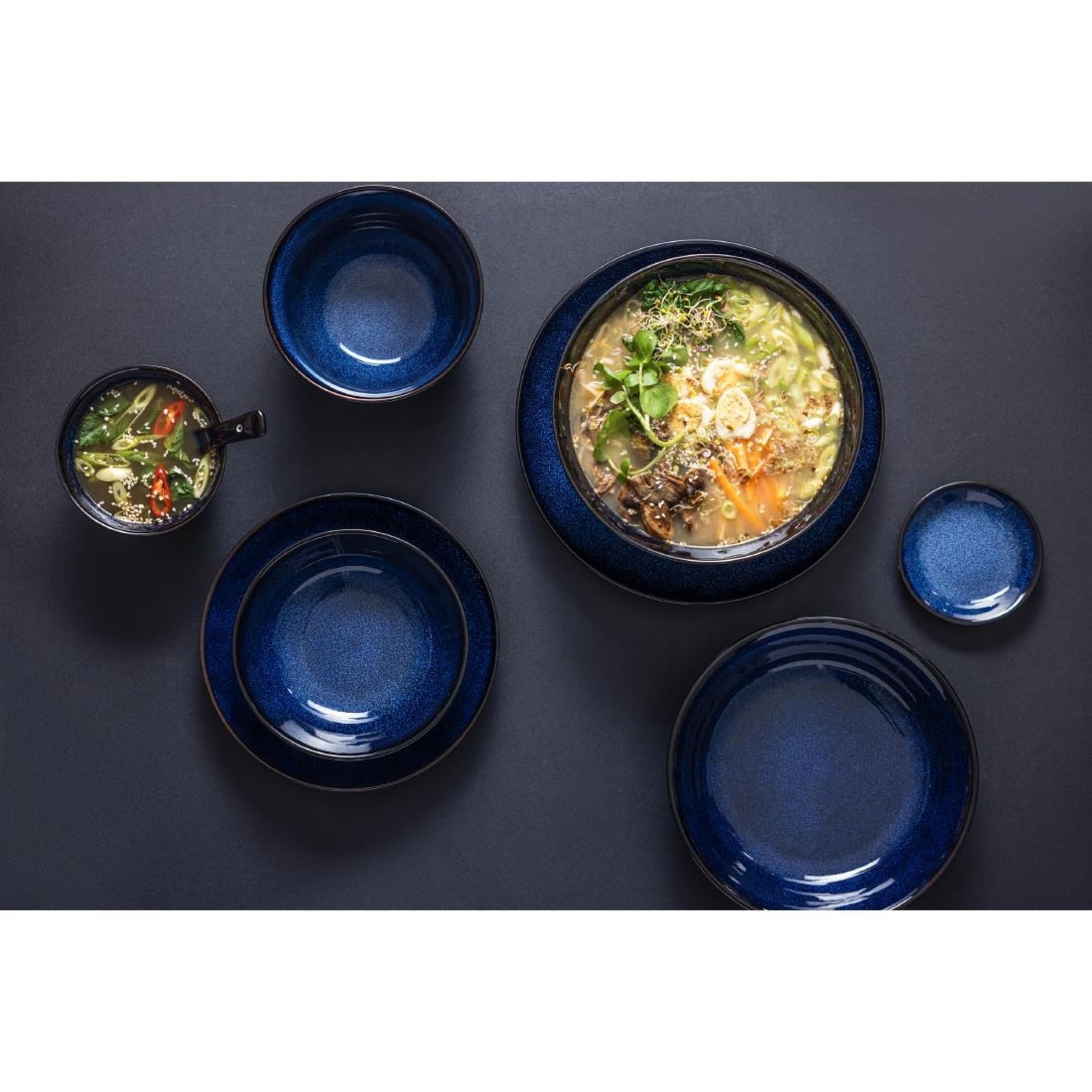 Picture of Olympia Luna Midnight Blue Coupe Bowls 210mm (4 Pack)