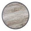 Picture of Bolero Fibre Glass Round Table Top Wood Effect 580mm - DL486