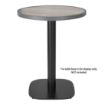 Picture of Bolero Fibre Glass Round Table Top Wood Effect 580mm - DL486