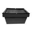 Picture of Vogue Plastic Transport Storage Crate with Attached Lid 600x400x320mm - DX995