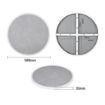 Picture of Bolero Fibre Glass Round Table Top Grey Stone Effect 580mm - DL485