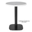 Picture of Bolero Fibre Glass Round Table Top Grey Stone Effect 580mm - DL485