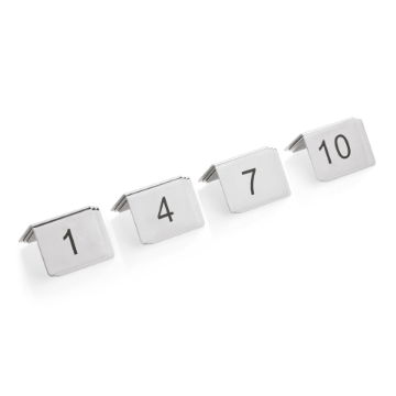 Picture of Set of table number signs (Set of 12)