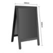 Picture of Olympia Pavement Board Black Wooden Frame 500x850mm - CU992