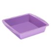 Picture of Hygiplas Flexible Silicone Square Bake Pan Purple 245mm - CX049