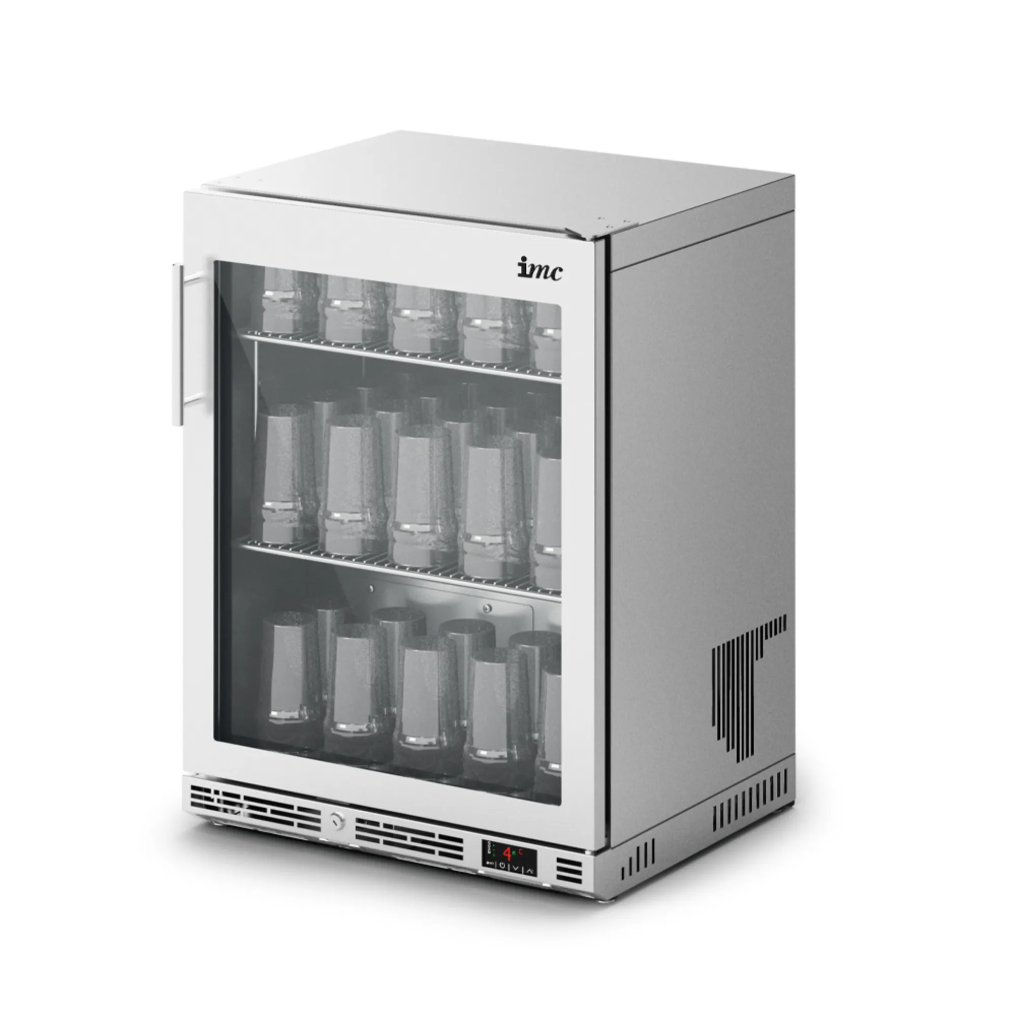 Picture of IMC Ventus VR60 Glass Froster [Front Load] - Full Front Glass Door - Stainless Steel Frame - H 800 mm - W 600 mm - F49/622