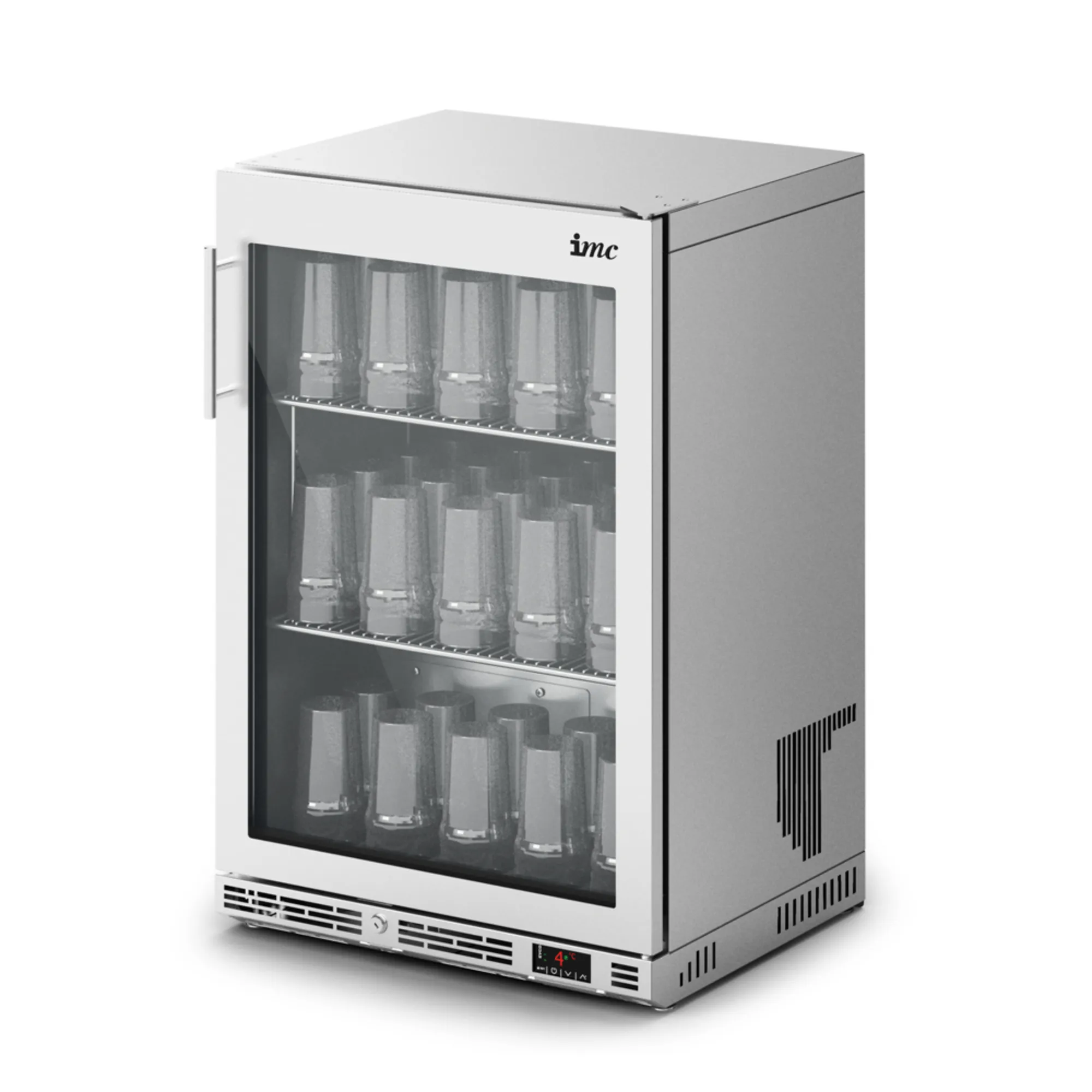 Picture of IMC Ventus VR60 Glass Froster [Front Load] - Full Front Glass Door - Stainless Steel Frame - H 900 mm -  W 600 mm - F49/620