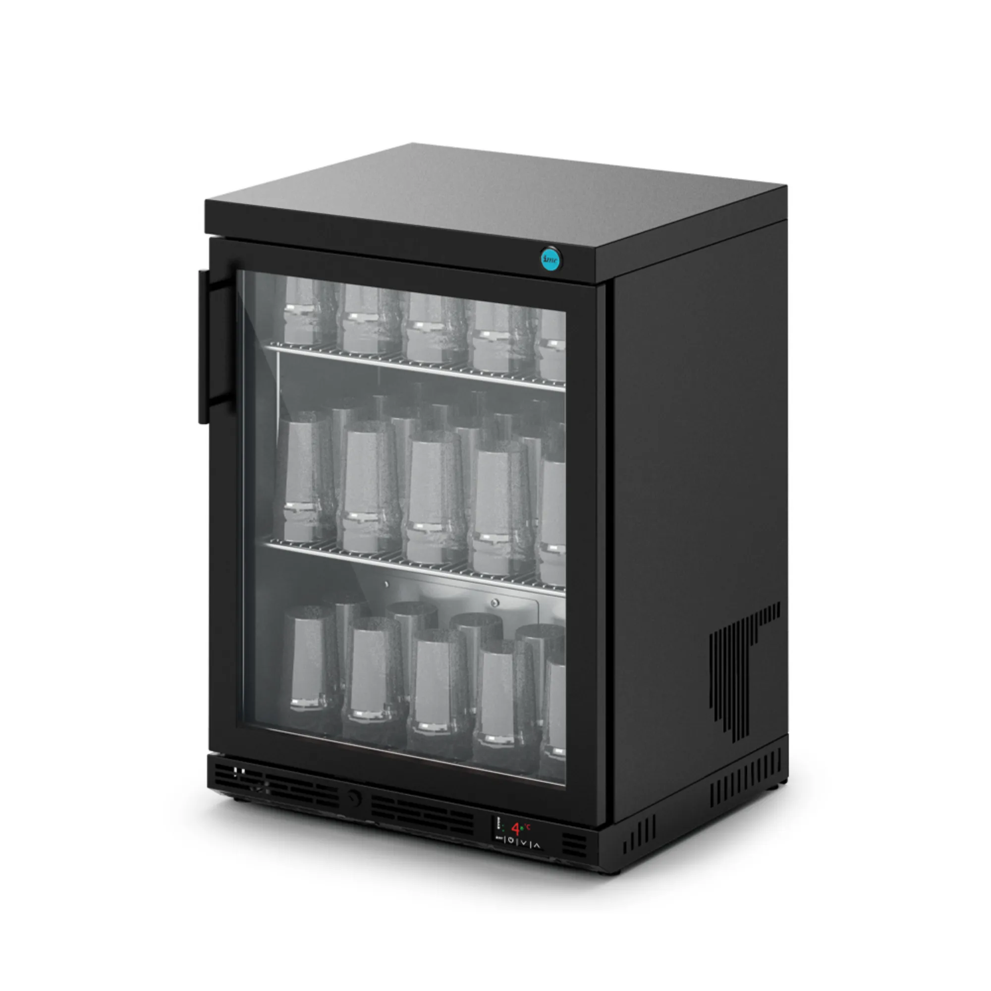 Picture of IMC Ventus VR60 Glass Froster [Front Load] - Glass Door - Black Painted Frame - H 800 mm - W 600 mm - F49/602/B