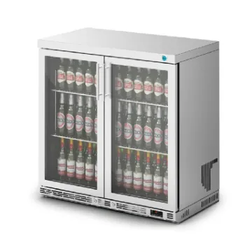 Picture of IMC Ventus V90 Glass Door Bottle Cooler Stainless Steel
