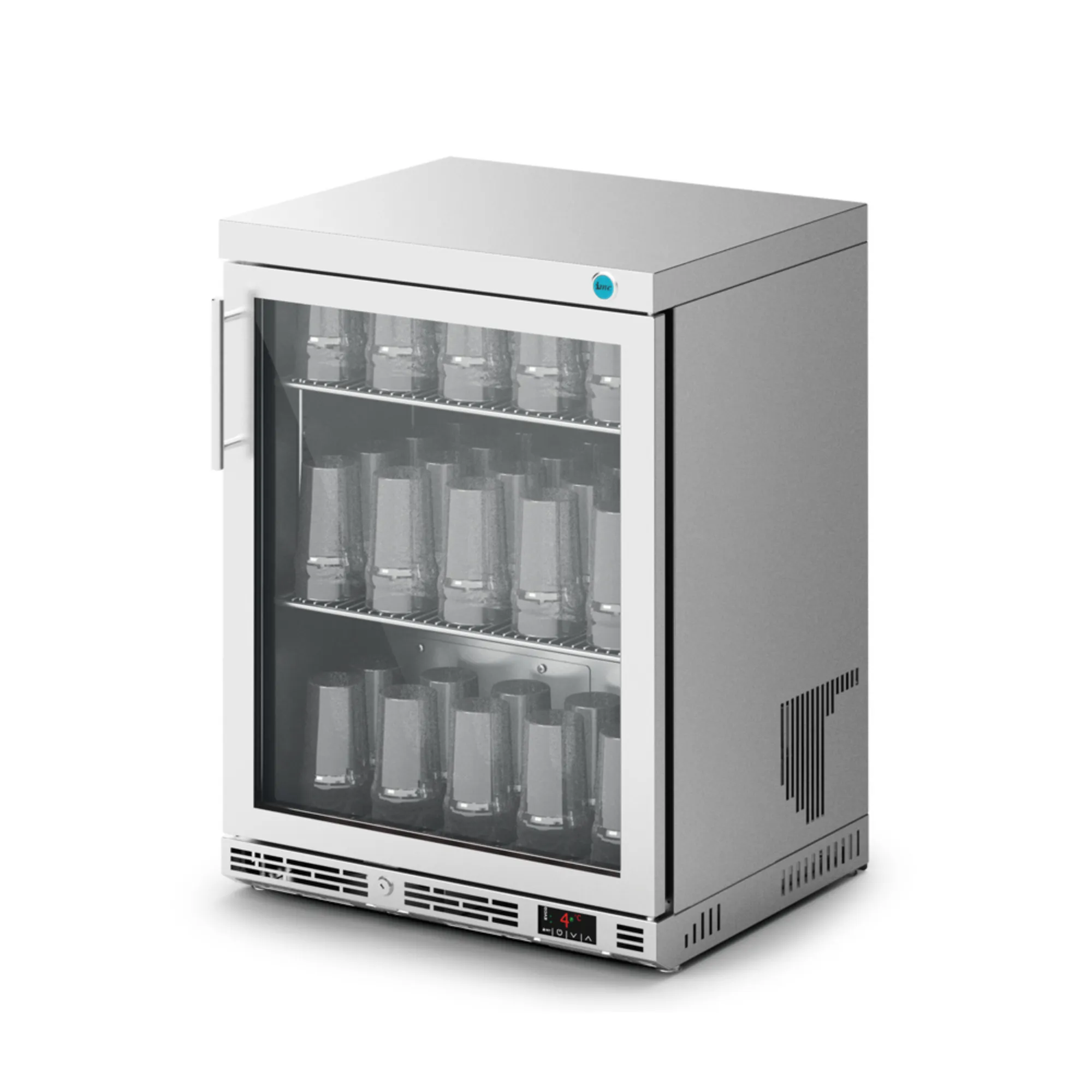 Picture of IMC Ventus VR60 Glass Froster [Front Load] - Glass Door - Stainless Steel Frame - H 800 mm - W 600 mm - F49/602