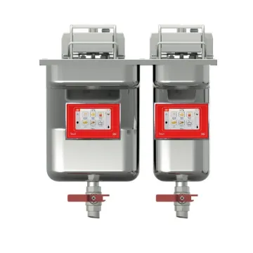 Picture of FriFri Touch 522 Electric Drop-in Twin Tank Fryer - 2 Baskets - W 500 mm - 11.4 + 7.5 kW