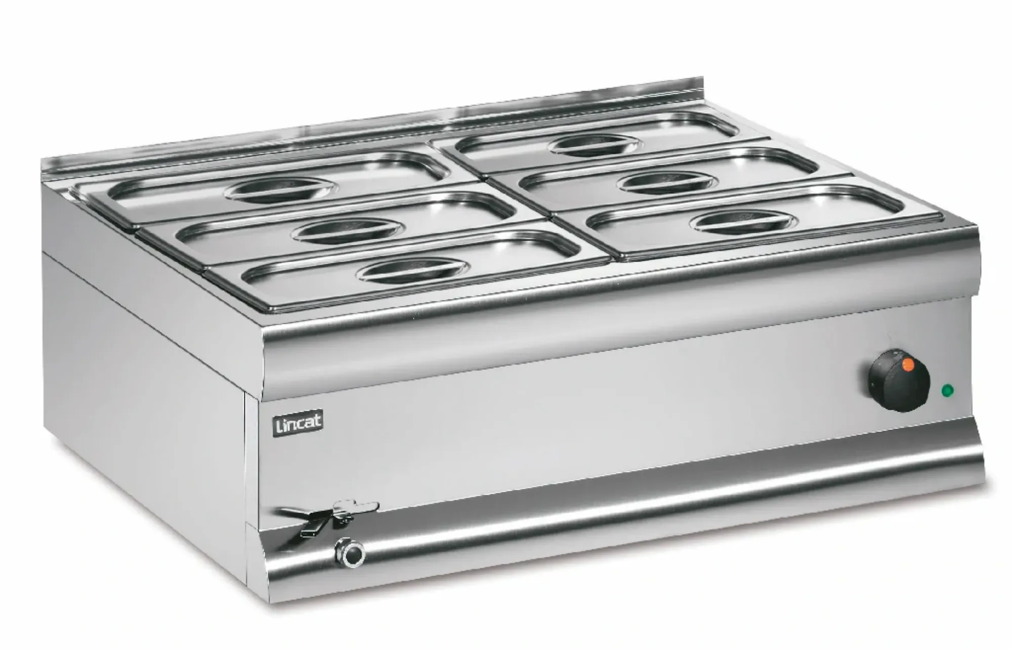 Picture of Lincat Silverlink 600 Electric Counter-top Bain Marie - Wet Heat - Gastronorms - Base + Dish Pack - W 750 mm - 2.0 kW - BM7XCW