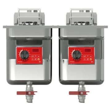 Picture of FriFri Precision 622 Electric Drop-in Twin Tank Fryer - 2 Baskets - W 600 mm - 2 x 15.0 kW