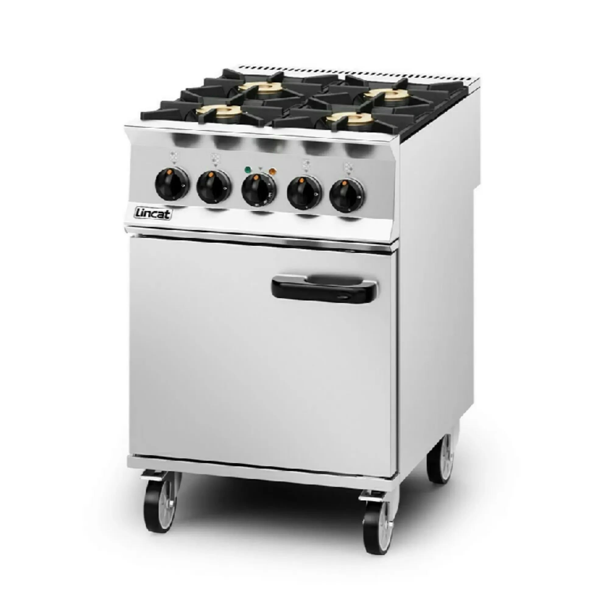 Picture of Lincat Opus 800 Dual Fuel [Natural Gas] Free-standing Oven Range - 4 Burners - W 600 mm - 30.0 kW - OD8006/N