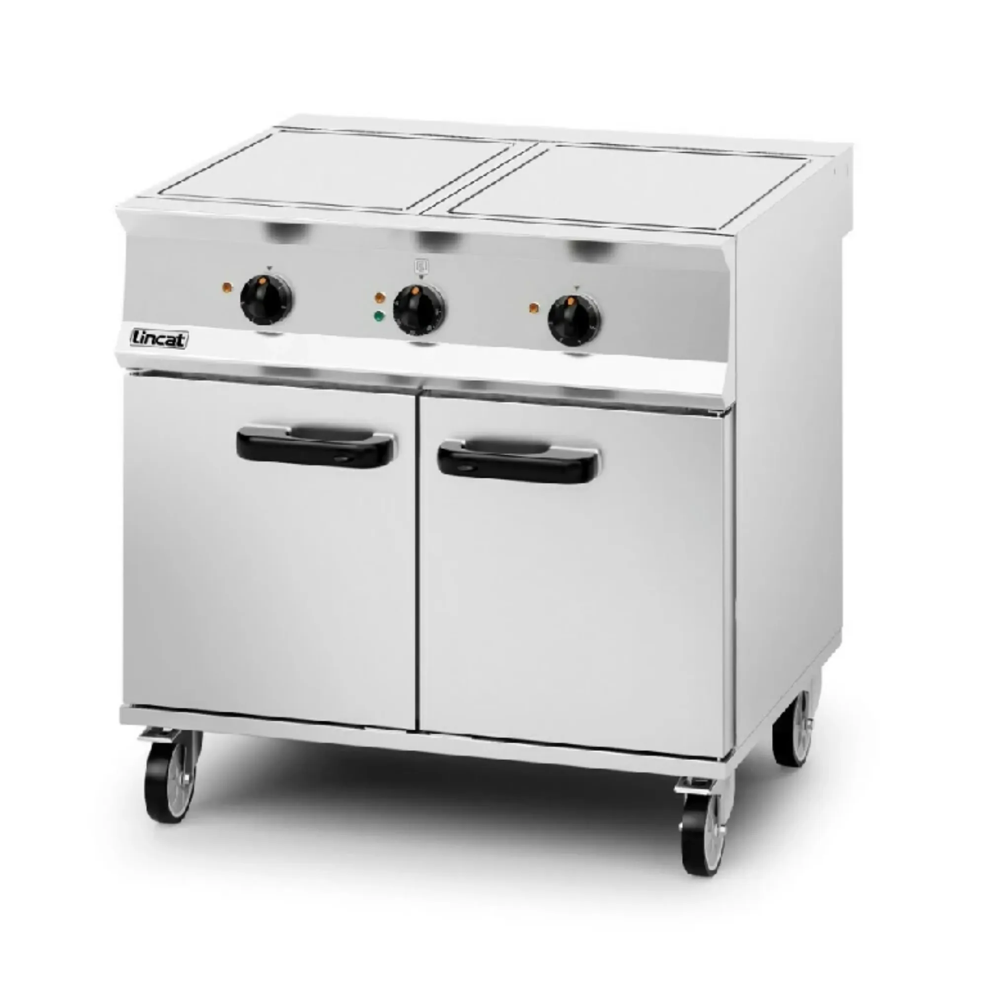 Picture of Lincat Opus 800 Electric Free-standing Solid Top Oven Range - W 900 mm - 15.4 kW - OE8015