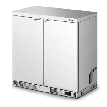 Picture of IMC Mistral M90 Bottle Cooler [Front Load] - High Ambient - Solid Stainless Steel Door - H 900 mm - W 900 mm - 0.354 kW