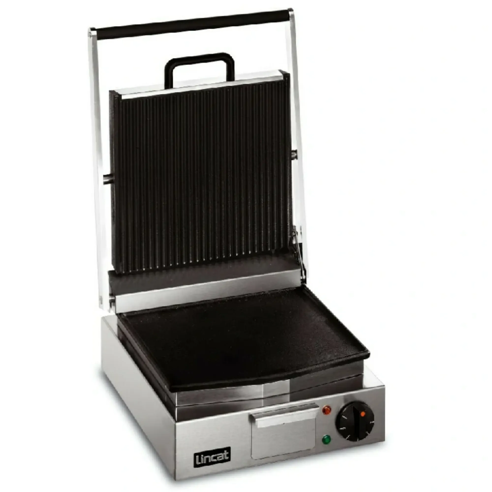 Picture of Lincat Lynx 400 Electric Counter-top Single Ribbed Grill - Ribbed Upper & Smooth Lower Plates - W 310 mm - 2.25 kW - LRG
