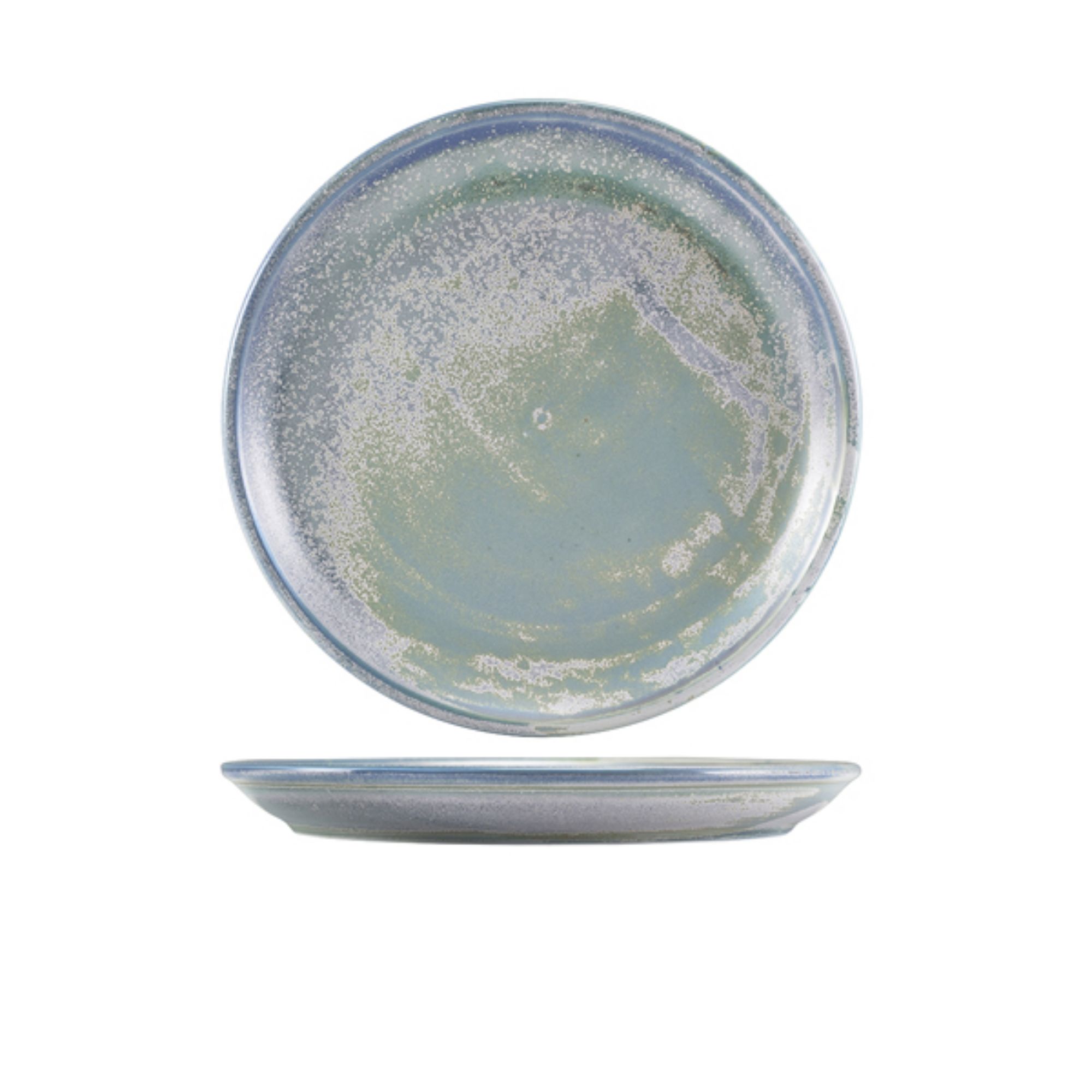 Picture of Terra Porcelain Seafoam Coupe Plate 24cm - Pack of 6 - CP-PSF24